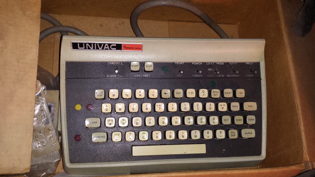 Univac / Sperry Rand keyboard.