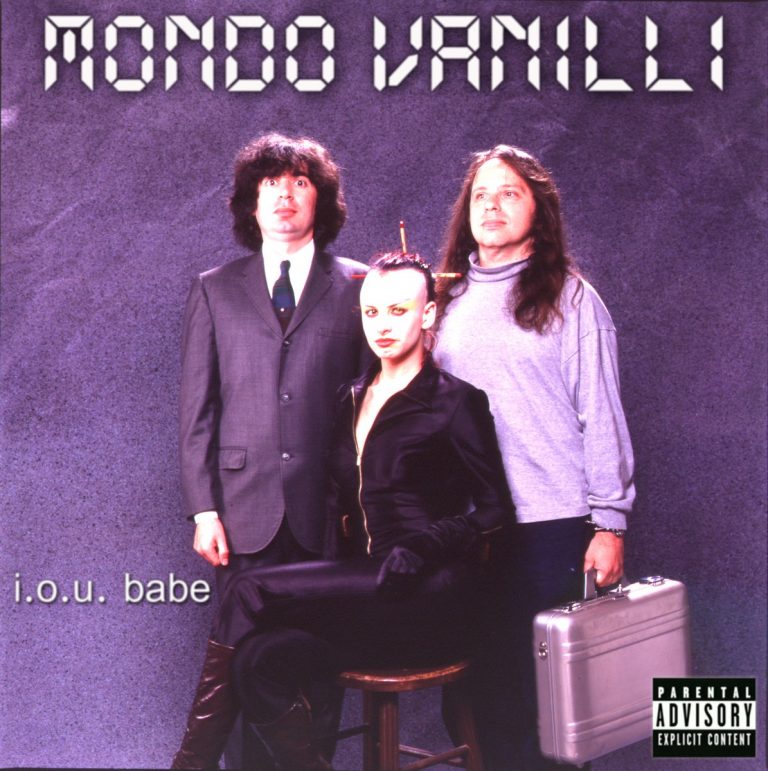 Mondo Vanilli album cover for i.o.u. babe.