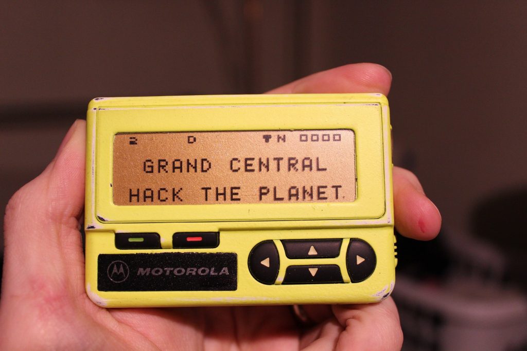 The completed pager.
