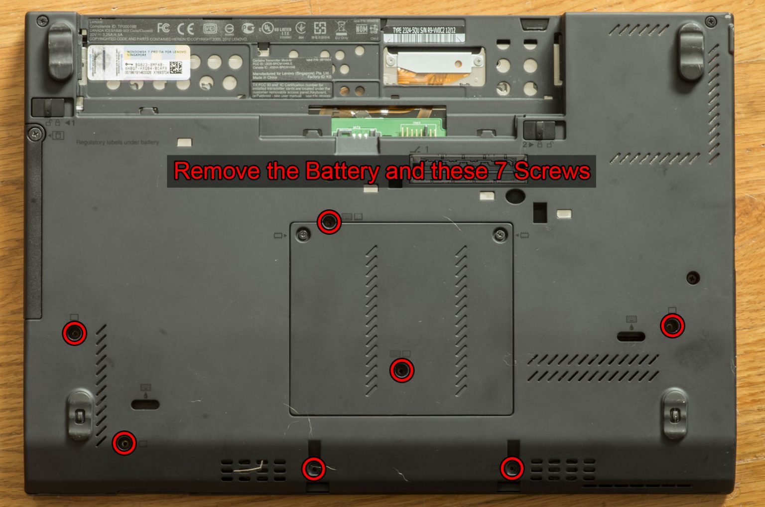 Screw removal guide via https://www.chucknemeth.com/laptop/lenovo-x230/flash-lenovo-x230-coreboot.